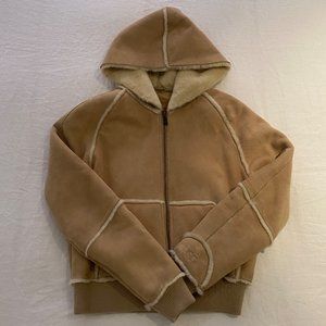 UGG Suede Hooded Jacket